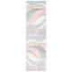 preview thumbnail 72 of 128, SAFAVIEH Hollywood Deep Mid-Century Modern Abstract Rug 2'3" x 10' Runner - Grey/Pink