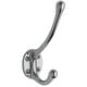 preview thumbnail 12 of 10, Baldwin Estate Double Robe Hook Polished Chrome