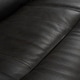 preview thumbnail 7 of 7, 107" Wide Genuine Leather 3-seat Recliner Sofa Reclining Sofa Couches for Living Room with Storage Console, Adjustable Headrest