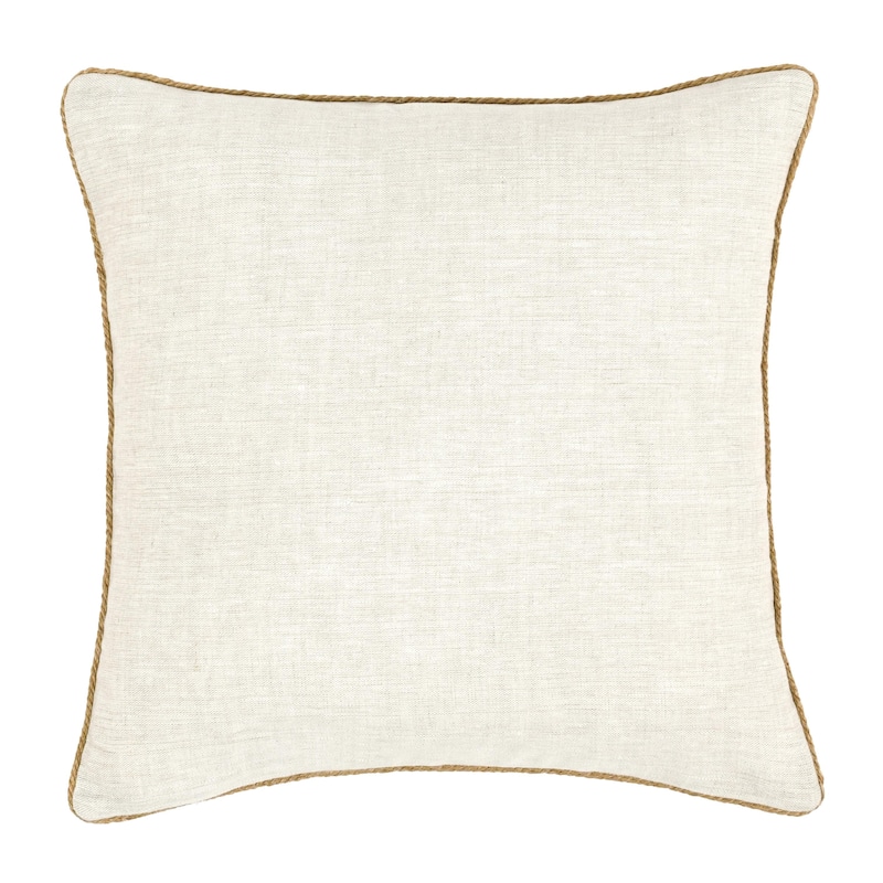 Villa by Classic Home Mesta 20" Belgian Linen Multi-Color Throw Pillow