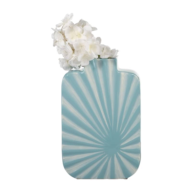 Sagebrook Home Coastal Artisan Vase Abstract