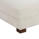 preview thumbnail 16 of 56, Modern Corduroy Fabric Oversized Accent Ottoman