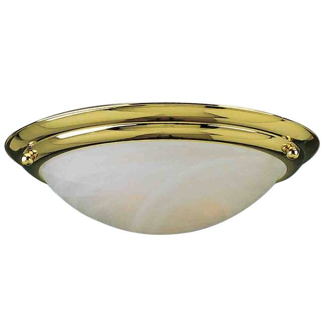 Volume Lighting Lunar 2 Light 16" Wide Flush Mount Bowl Ceiling