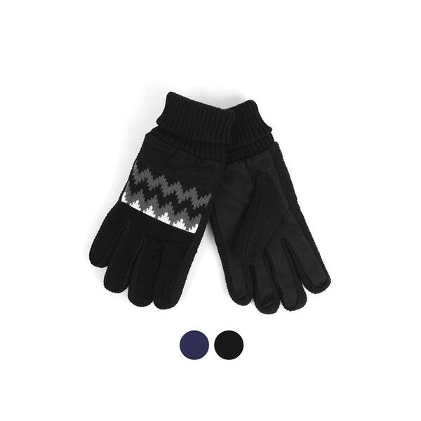 Shop Men S Leather Non Slip Grip Winter Gloves With Soft Acrylic