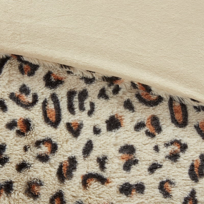 Madison Park Marselle Faux Fur Comforter Set