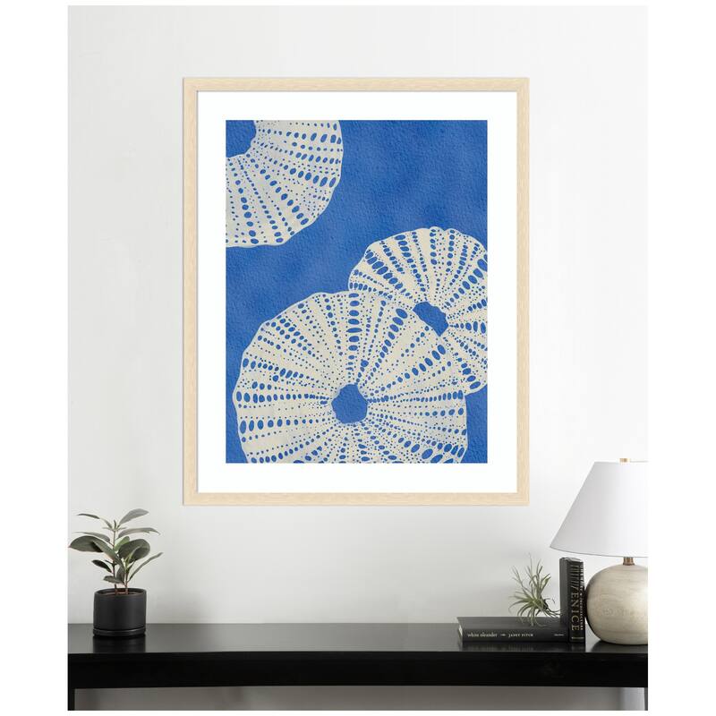 Kate and Laurel Framed Art Ocean charms ll by Nikita Jariwala