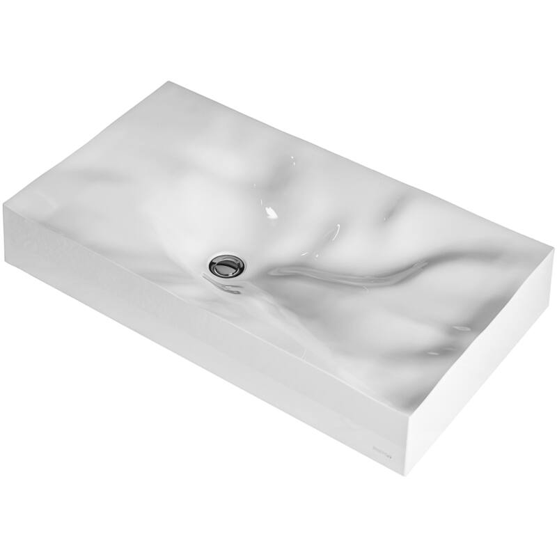 Karran USA SQS300 Sternhagen 32-1/8" Rectangular Quartz Composite - White
