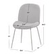 preview thumbnail 7 of 5, Lifestorey Shaun Boucle Dining Chairs (Set of 2)