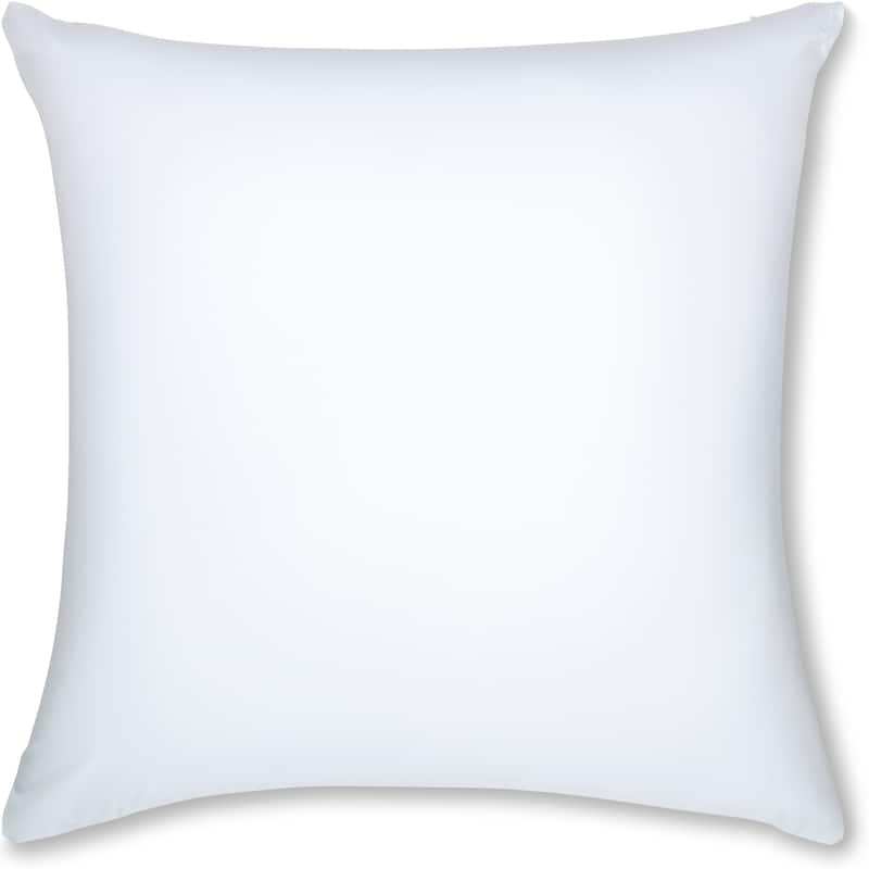 Throw Pillow Cozy Soft Microbead White: 1 Pc - | 26 x 26 |