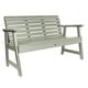 preview thumbnail 21 of 27, Highwood Weatherly Eco-Friendly 4-foot Garden Bench - N/A Eucalyptus