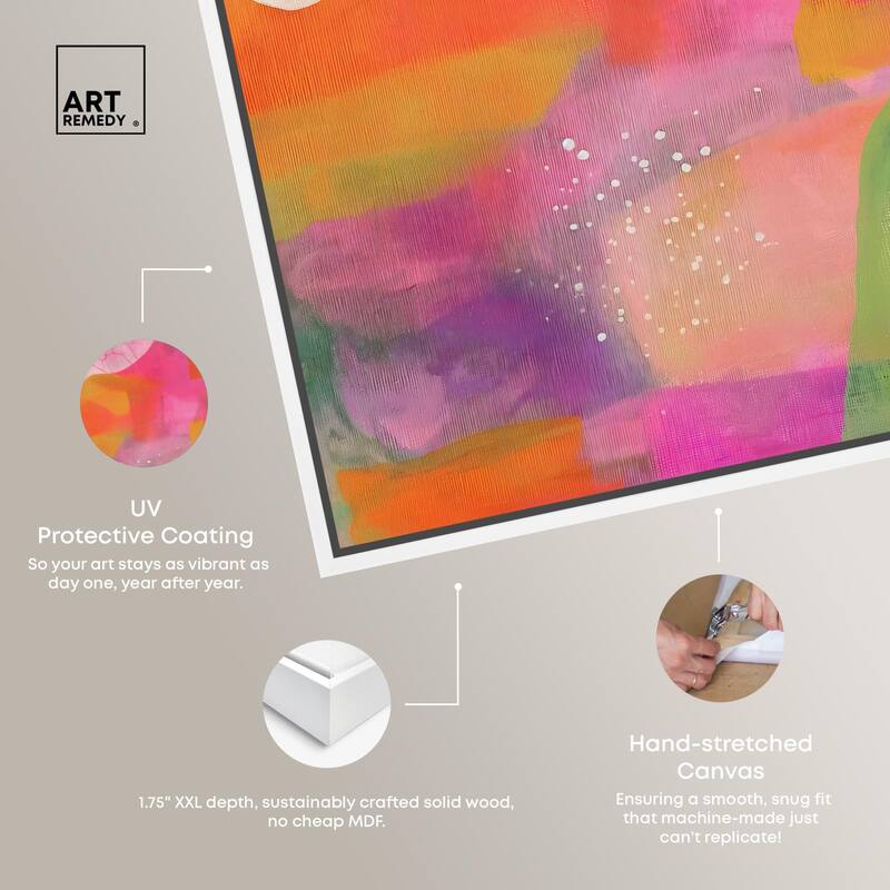 Garnet Gleam III Canvas by Art Remedy