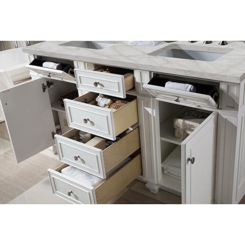 James Martin Vanities 157-V60D-FVSL Bristol 60" Free Standing Double