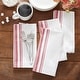 preview thumbnail 13 of 13, The Gray Barn Rachel Downs Homestead Stripe Napkins (Set of 4) - 20x20 Red/White