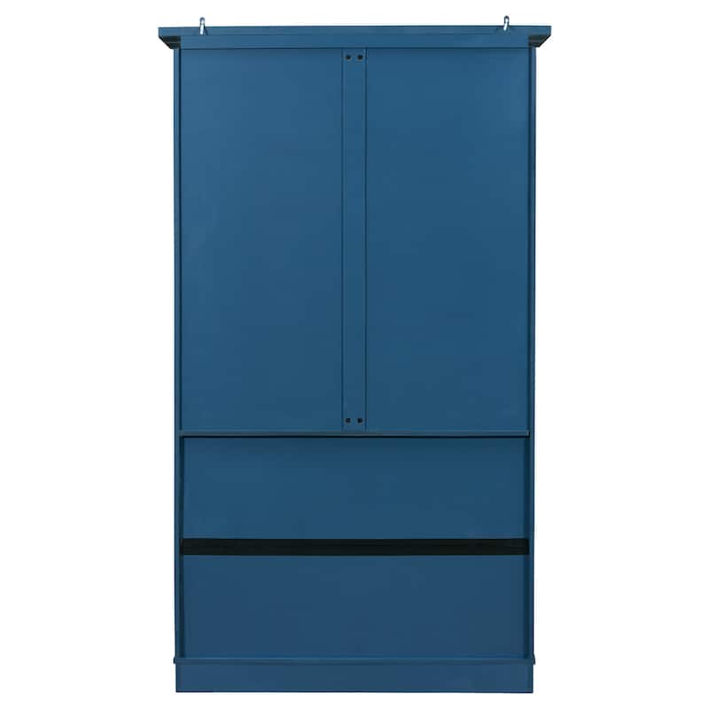 72" Shaker Style Kitchen Pantry Cabinet with Drawers, Freestanding Storage Cupboard with Pull-Out Trays