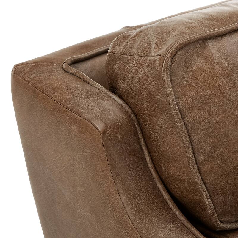 Darius Tan Oxford Leather Sofa by iNSPIRE Q Modern