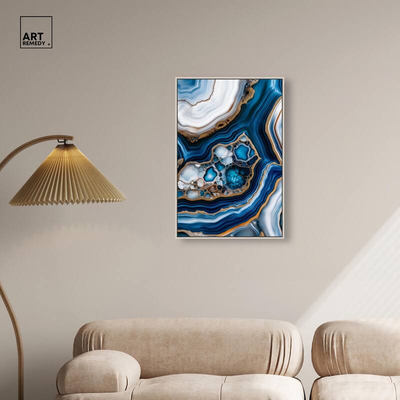 Azure Alveoli II Canvas by Art Remedy
