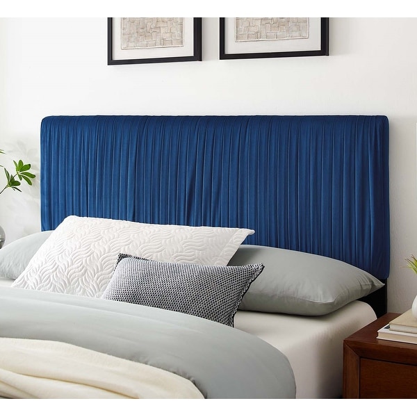 Blue online twin headboard