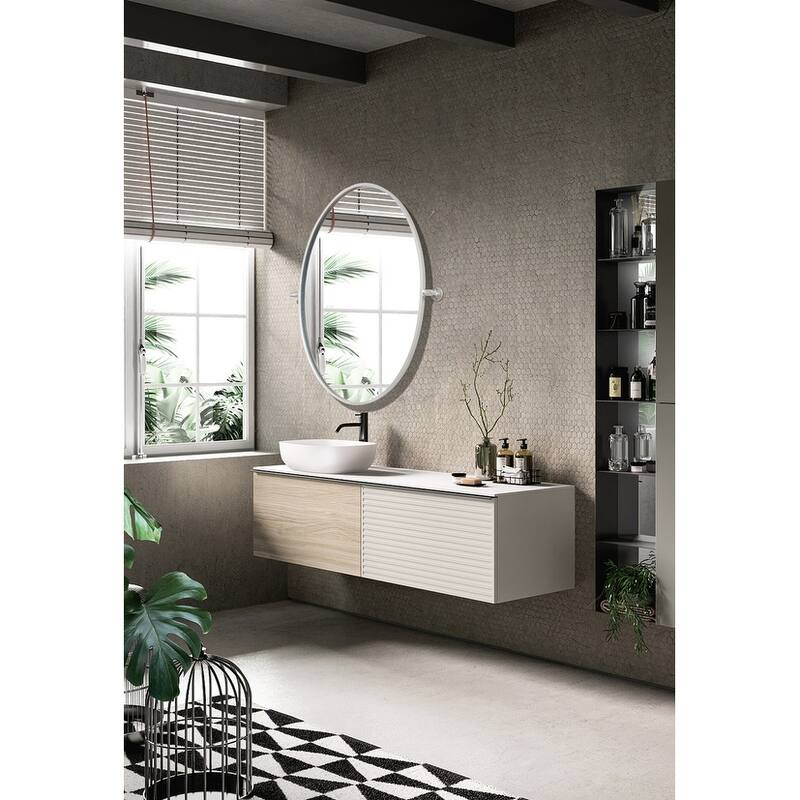 Indigo Home Oval Pivot Mirror - 21 x 32
