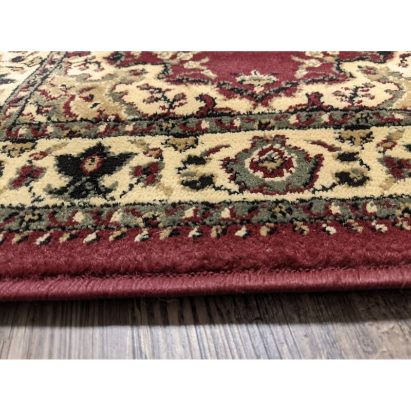 Admire Home Living Caroline 1191 Traditional Medallion Area Rug