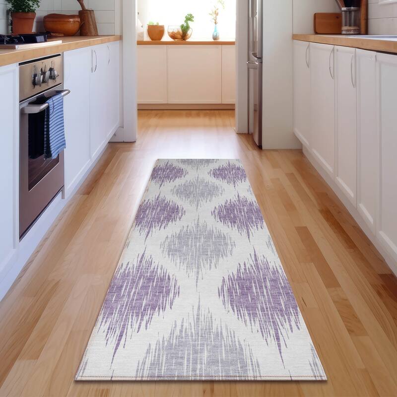 Premium Washable Super Soft Mayfield Rug - Lavender - 2' 3" x 7' 6"