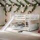 preview thumbnail 14 of 22, Multifunction Full Over Full Bunk Bed With Ladder And Slide