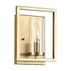 preview thumbnail 2 of 3, Golden Lighting Marco 1-light Wall Sconce in Brushed Champagne Brass
