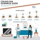 preview thumbnail 27 of 26, Auri™ 22 inch Ceiling Fan with Remote Control and Dimmable Lights