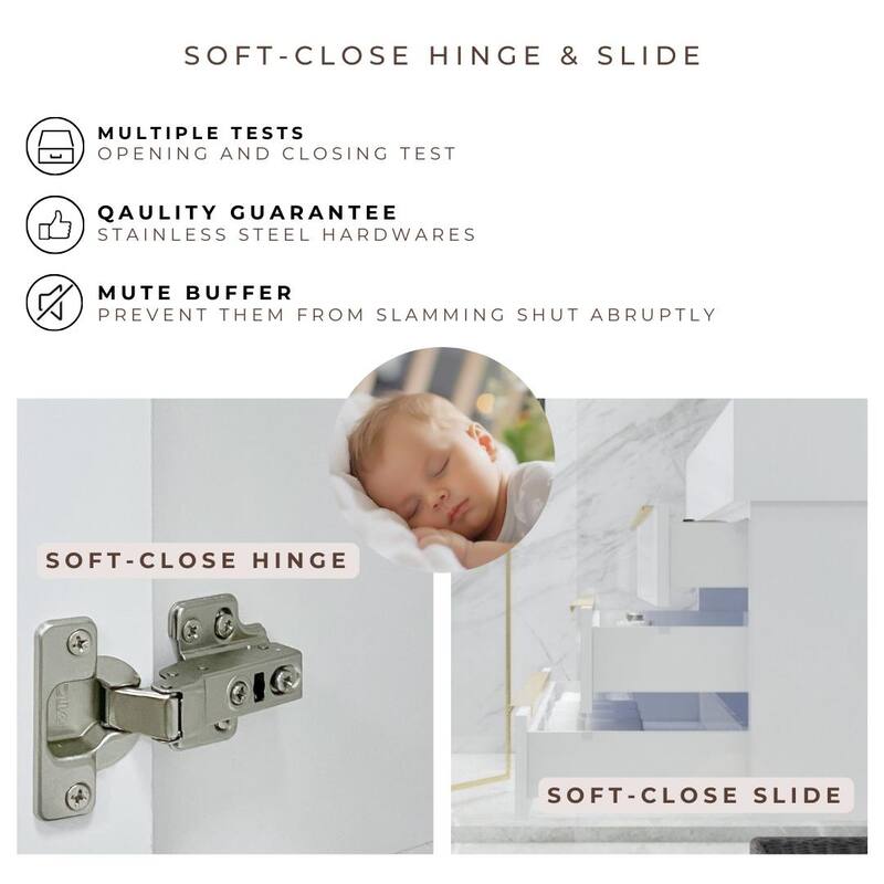 Noble 72" Wall Mounting Vanity with Reinforced Acrylic Double Sink