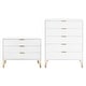 preview thumbnail 74 of 125, Manhattan Comfort 2-Piece Dumbo Modern Multi Drawer Dresser Set