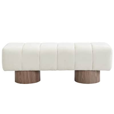 50" Chenille Bench