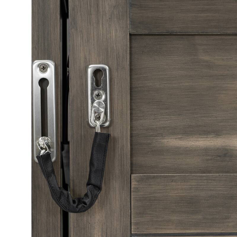 Roomfitters Twin Size Murphy Bed with Accent Lighting, Convertible Cabinet Wall Bed for Guest Room