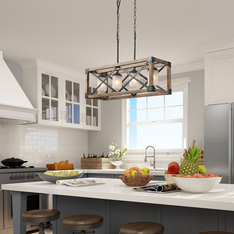 Lnc modern farmhouse chandelier top