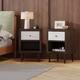 Option Walnut + White-Set of 2