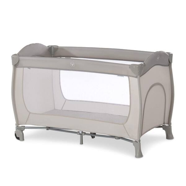 slide 2 of 8, hauck Sleep N Play Go Plus Foldable Travel Bed and Playpen with Mattress, Beige - 17.82