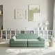 preview thumbnail 3 of 75, Soft Foam Modular Kids Play Couch with 6 Sectional Sofa Pieces - 27.5"D x 56"W x 17.25"H