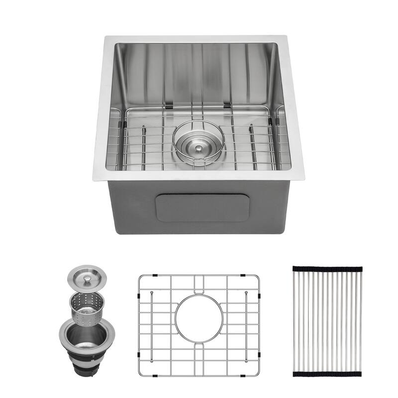 Undermount 16 Gauge Singel Bowl Stainless Steel Kitchen Sink