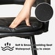 preview thumbnail 23 of 50, Glitzhome Modern 3-Piece Adjustable Bar Table Faux Leather Stool Pub Sets