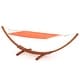 preview thumbnail 9 of 28, Grand Cayman Hammock Fabric (NO STAND) by Christopher Knight Home Orange