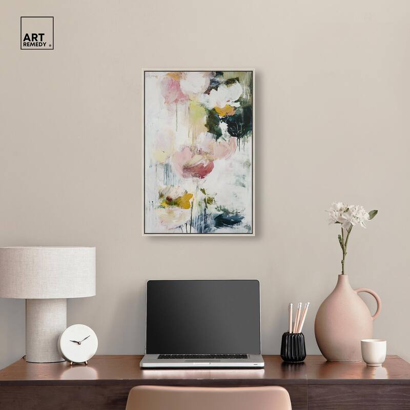 Dripping Colors IV Canvas by Art Remedy
