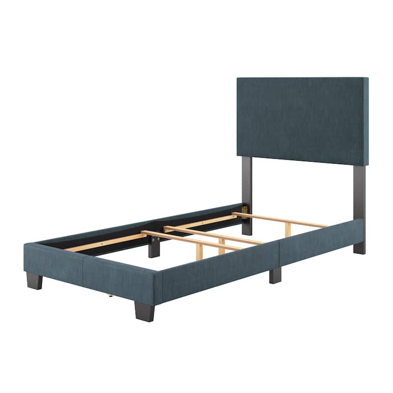 Celeste Modern Upholstered Bed, Box Spring Required