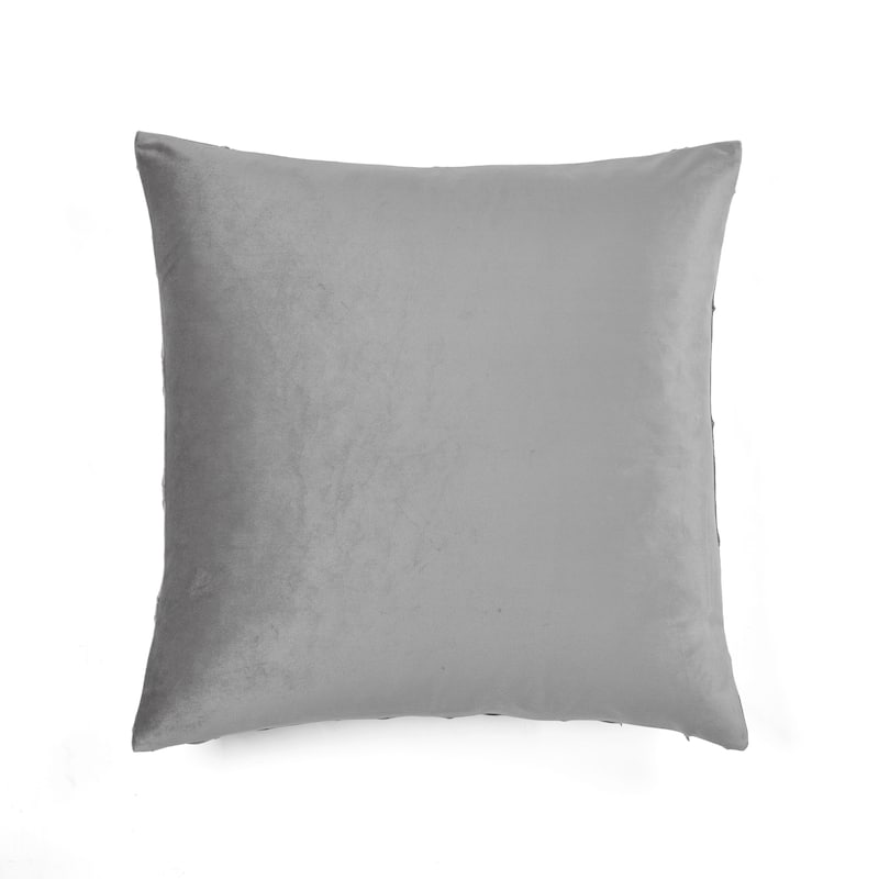 Lush Decor Velvet Diamond Pintuck Decorative Pillow Cover