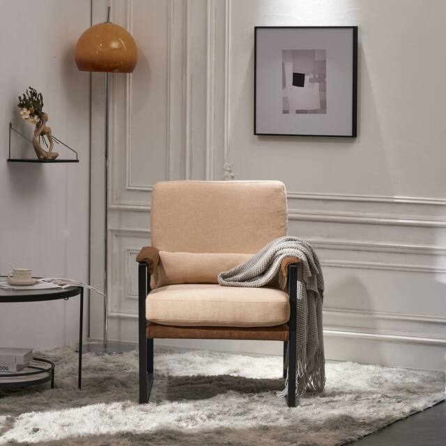 Single Iron Frame Indoor Leisure Chair
