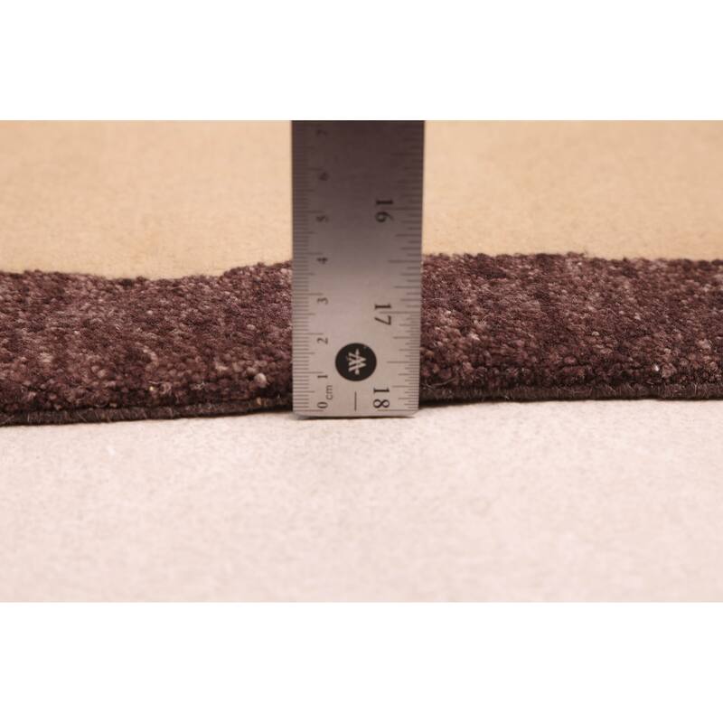 ECARPETGALLERY Hand-knotted Opulence Beige Wool Rug - 5'1 x 7'6