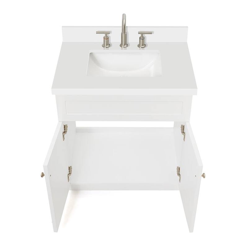 Ariel F031SWQRVO Hamlet 31" Free Standing Single Basin Vanity Set with