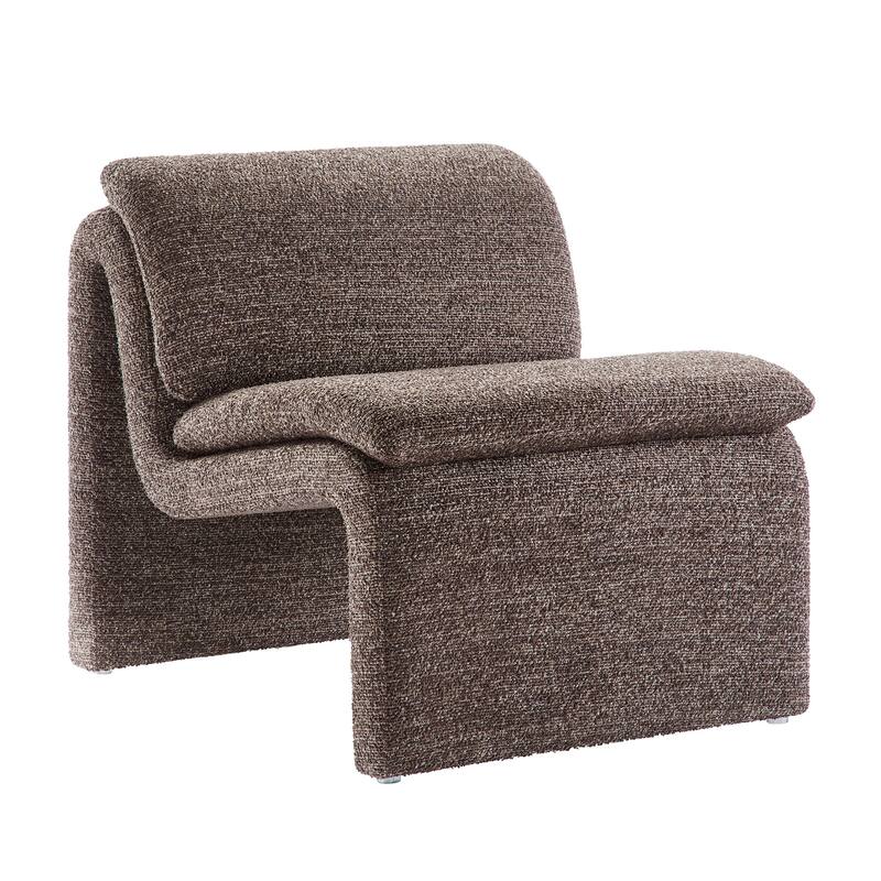 Lume Boucle Upholstered Armless Accent Chair
