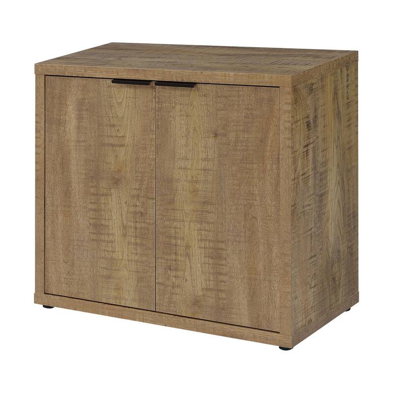 Pamplona Mango 2-door Accent Cabinet with Adjustable Shelves
