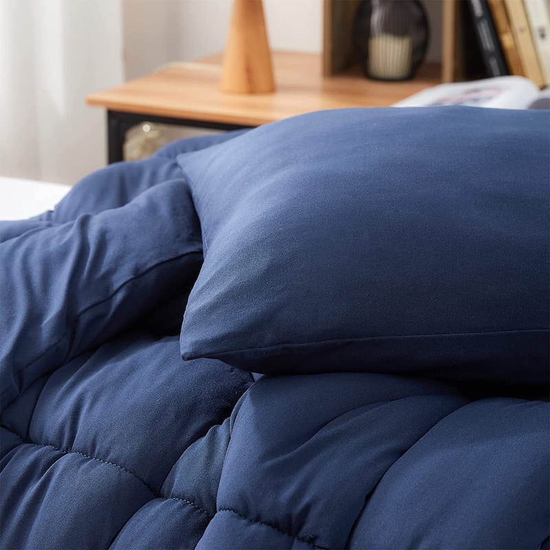 Summertime - Coma Inducer® Oversized Comforter - Blue Navy