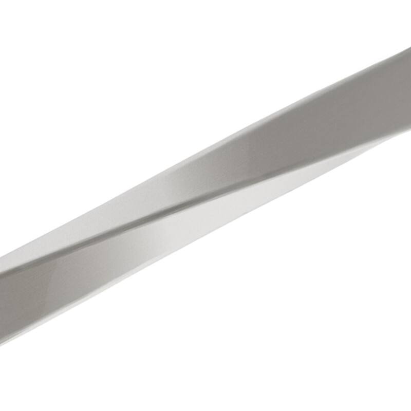 Hapny Home TW547 Twist 12" Center to Center Solid Metal Twisted Square