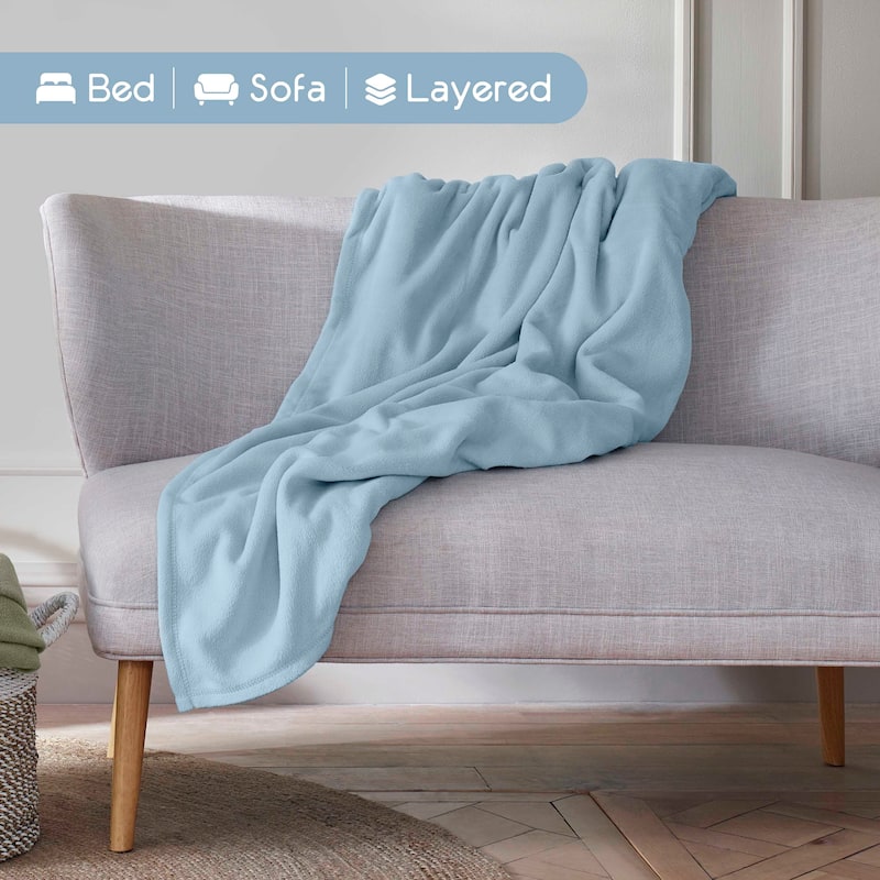 Vellux Microfleece - Super Soft Lightweight All Season Blanket