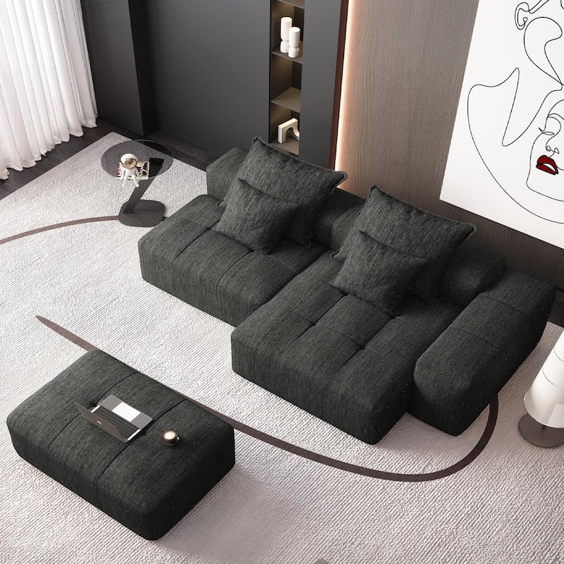 Comfortable Oversized Sectional Sofa with Multiple Functions and Stylish Design